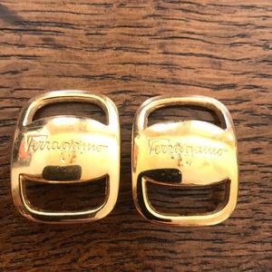Salvatore Ferragamo Vintage Earrings, Need repair
